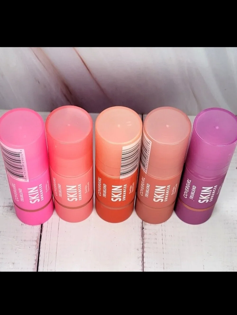 CoverGirl TruBlend Skin Enhancer Balm Blush Stick Bundle NEW!